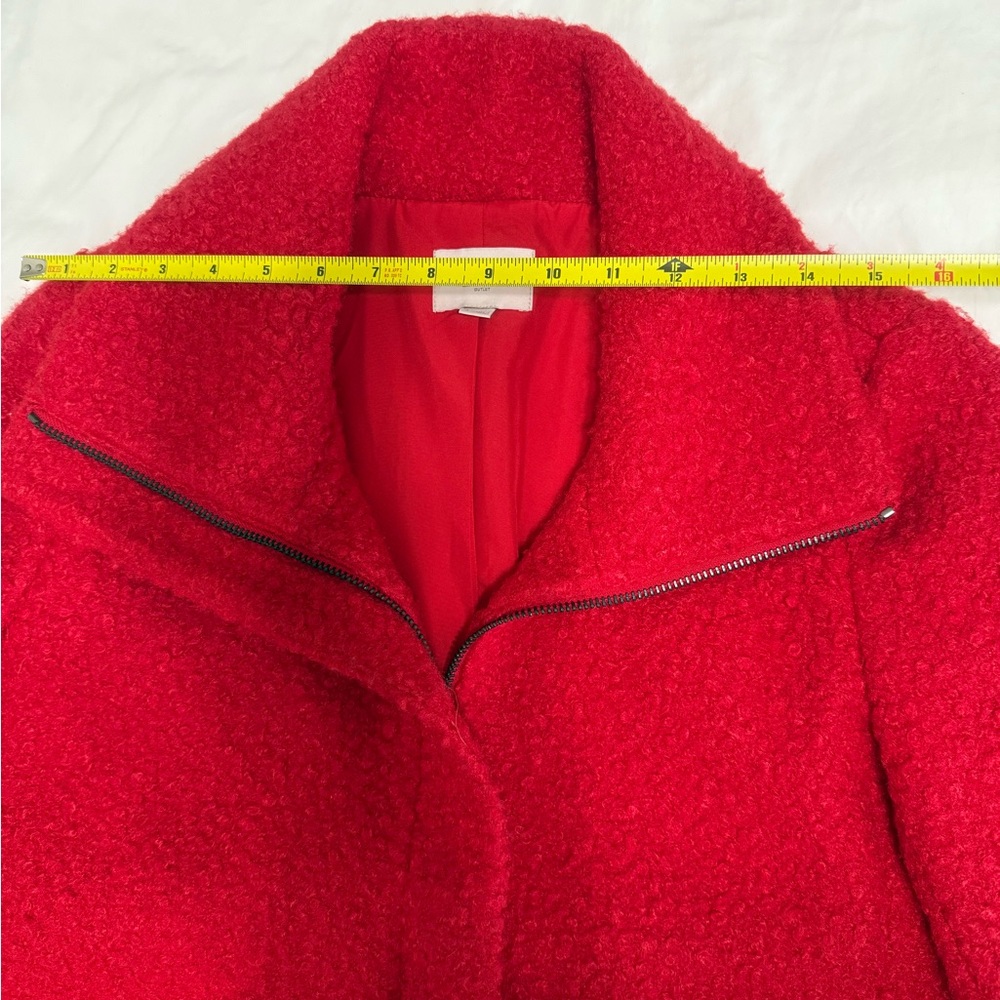 LOFT Red Teddy Jacket - Picture 5 of 6